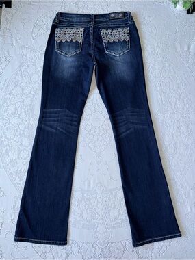 Grace‎ in LA Easy Fit Embellished Bootcut Western Cowgirl Jeans Size 32